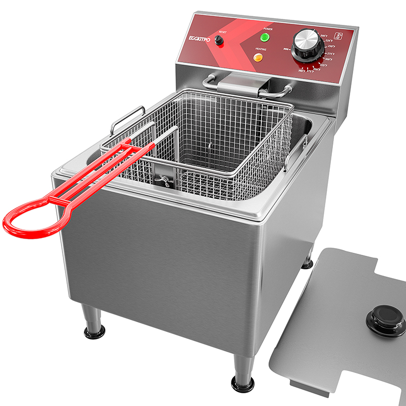 Deep Fryers Stainless Steel Commercial Deep fryer with Timer Dual